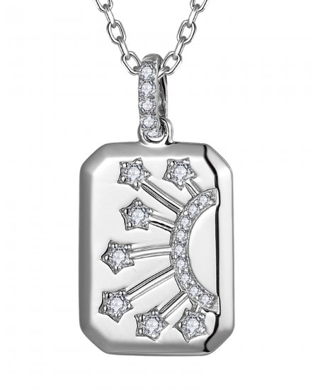 DOG TAG DIAMOND PENDANT (TP4084)