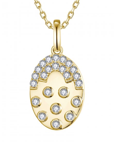 OVAL STYLE DIAMOND PENDANT (TP4090)