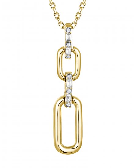 LINK STYLE DIAMOND PENDANT (TP4103)