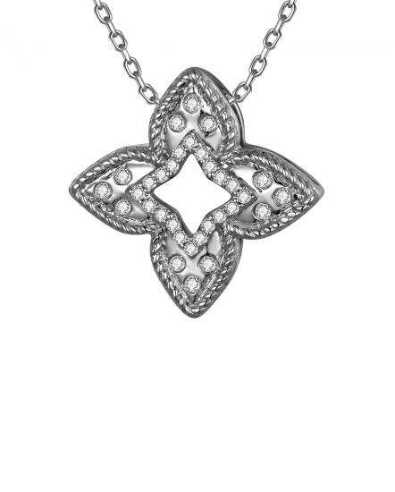 FOUR LEAF STYLE DIAMOND PENDANT (TP4149)