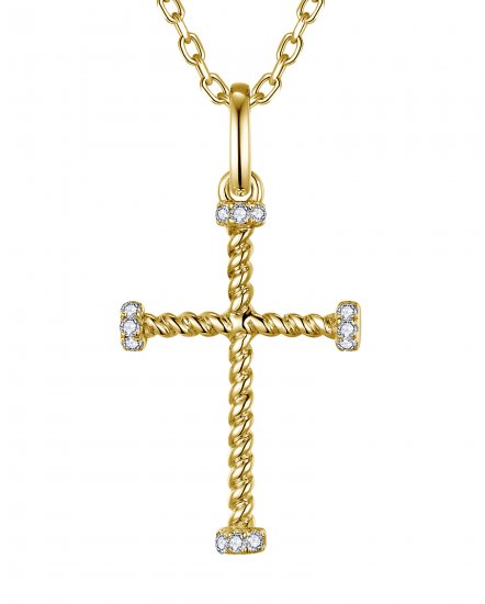 CROSS DIAMOND PENDANT (TP4184)