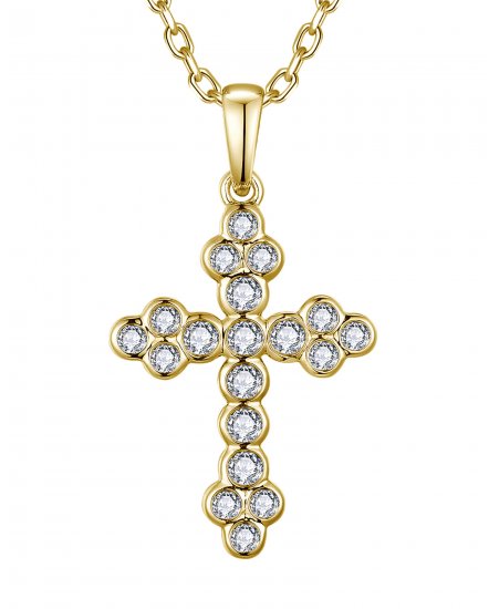 CROSS DIAMOND PENDANT (TP4186)