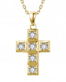 CROSS DIAMOND PENDANT (TP4188)