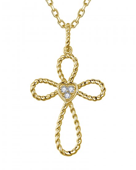 CROSS DIAMOND PENDANT (TP4189)