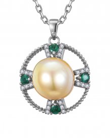 PEARL DIAMOND PENDANT (TP4202)