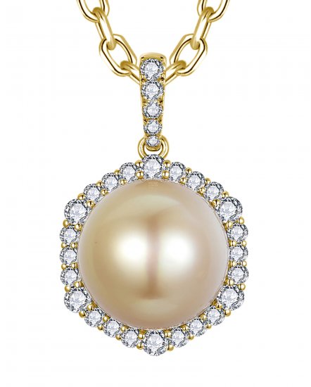 PEARL DIAMOND PENDANT (TP4206)