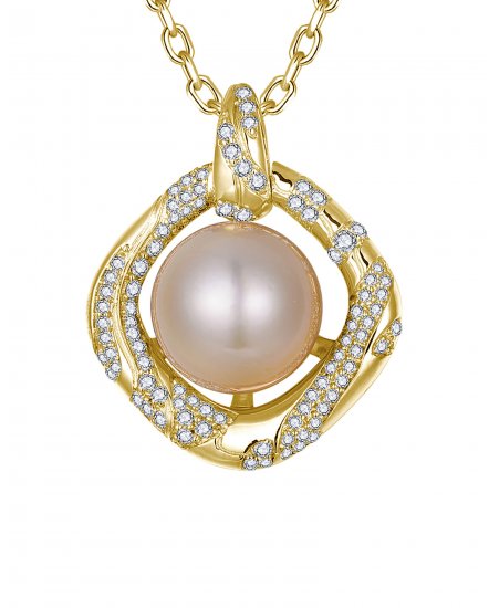 PEARL DIAMOND PENDANT (TP4208)
