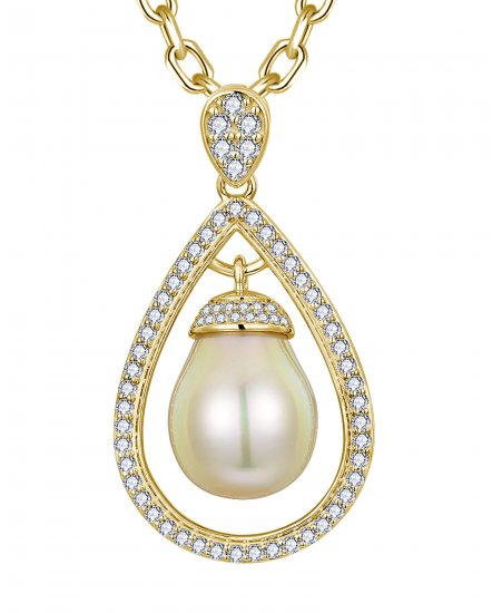 PEARL DIAMOND PENDANT (TP4212)