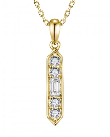HEXAGON STYLE DIAMOND PENDANT (TP4238)