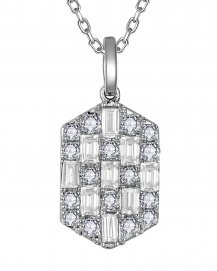 HEXAGON STYLE DIAMOND PENDANT (TP4241)
