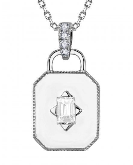 BAGUETTE DIAMOND PENDANT (TP4247)