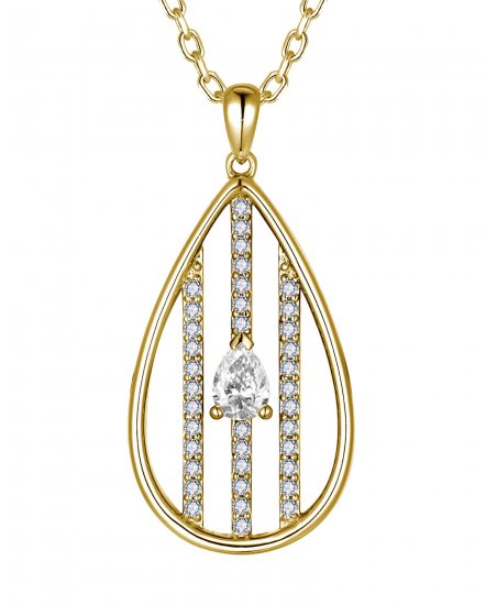 PEAR DIAMOND PENDANT (TP4292)