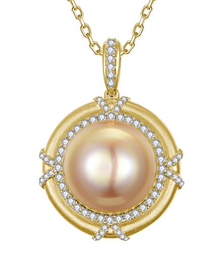 PEARL DIAMOND PENDANT (TP4315)