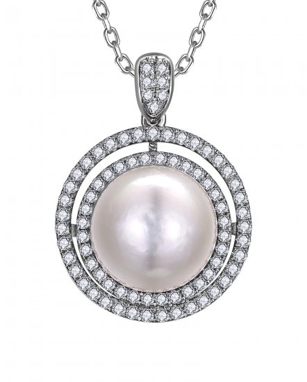 PEARL DIAMOND PENDANT (TP4316)