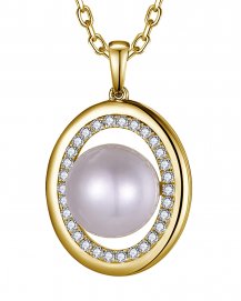 PEARL DIAMOND PENDANT (TP4317)