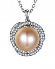 PEARL DIAMOND PENDANT (TP4318)