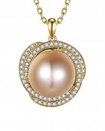 PEARL DIAMOND PENDANT (TP4318)