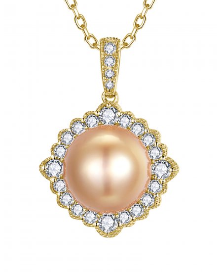 PEARL DIAMOND PENDANT (TP4327)