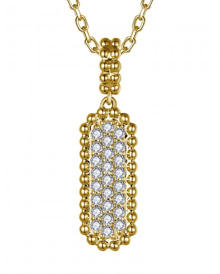 STRAIGHT BAR DIAMOND PENDANT (TP4330)