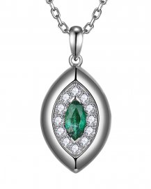 MARQUISE EMERALD DIAMOND PENDANT (TP4336)