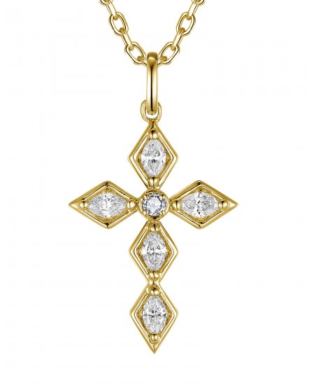 CROSS DIAMOND PENDANT (TP4346)