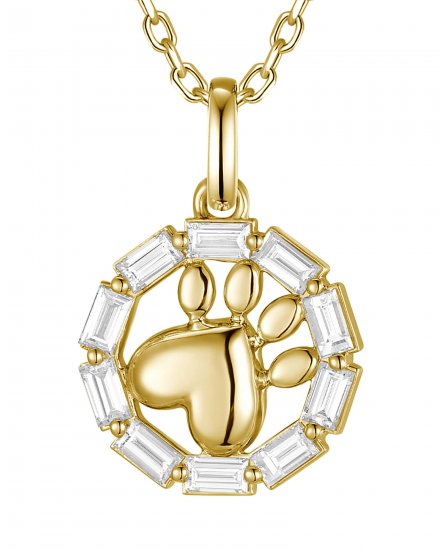 DIAMOND PAW PENDANT (TP4357)