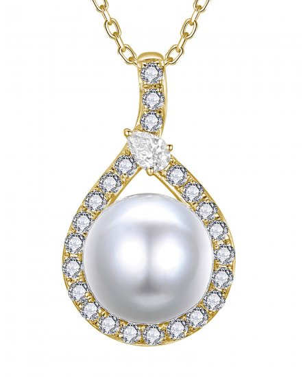 PEARL DIAMOND PENDANT (TP4362)