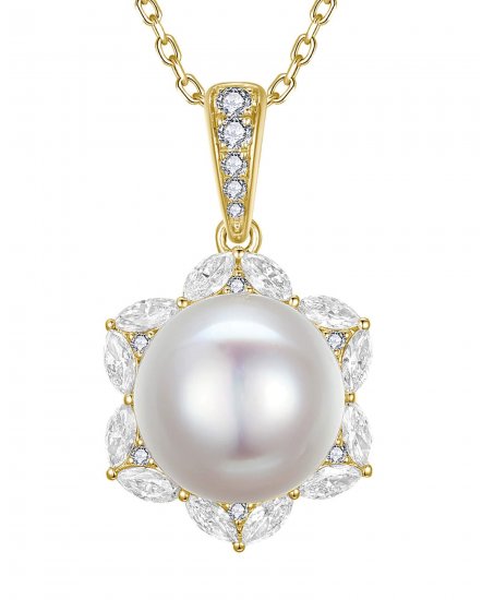 PEARL DIAMOND PENDANT (TP4363)