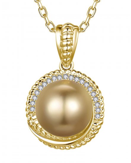 PEARL DIAMOND PENDANT (TP4366)