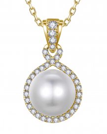 PEARL DIAMOND PENDANT (TP4373)