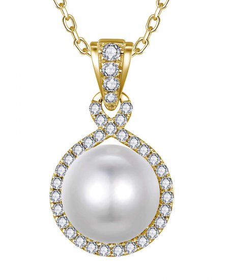PEARL DIAMOND PENDANT (TP4373)
