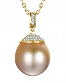 PEARL DIAMOND PENDANT (TP4374)