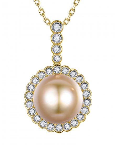 PEARL DIAMOND PENDANT (TP4375)