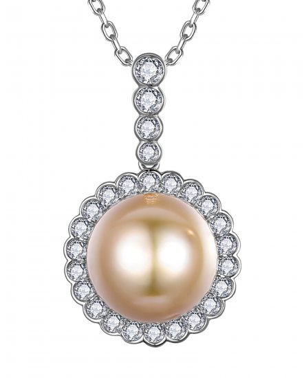 PEARL DIAMOND PENDANT (TP4375)