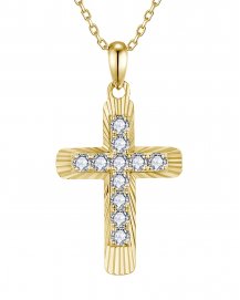 CROSS DIAMOND PENDANT (TP4390)