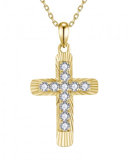 CROSS DIAMOND PENDANT (TP4390)