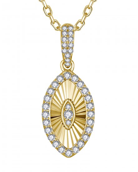 MARQUISE STYLE DIAMOND PENDANT (TP4536)