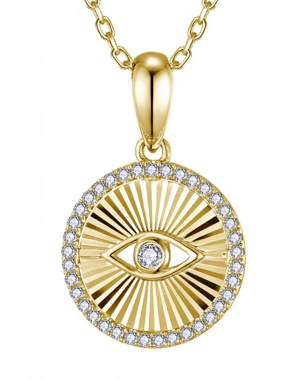 EVIL EYE DIAMOND PENDANT (TP4537)