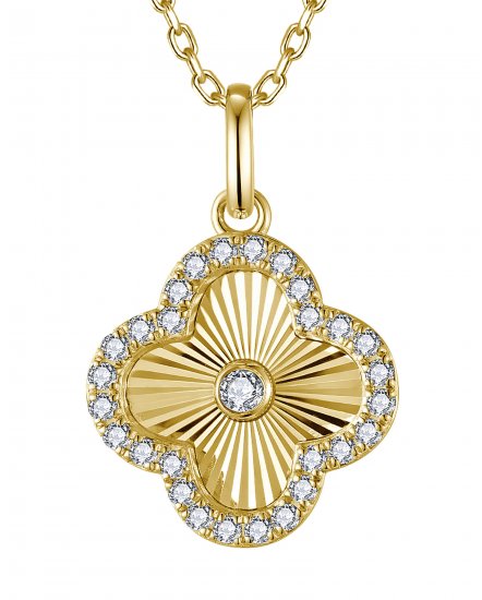 CLOVER STYLE DIAMOND PENDANT (TP4538)
