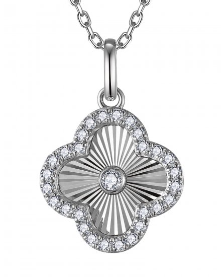 CLOVER STYLE DIAMOND PENDANT (TP4538)