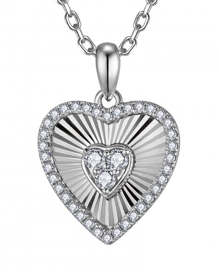 HEART SHAPE DIAMOND PENDANT (TP4540)