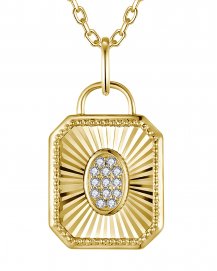 LOCK STYLE DIAMOND PENDANT (TP4543)