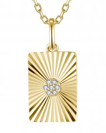 DOG TAG DIAMOND PENDANT (TP4544)