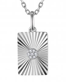 DOG TAG DIAMOND PENDANT (TP4544)