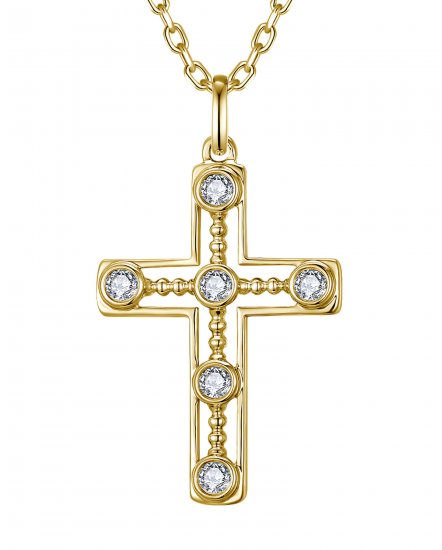 CROSS DIAMOND PENDANT (TP4581)