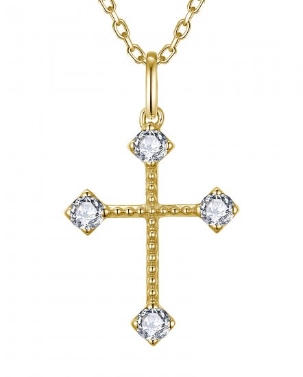 CROSS DIAMOND PENDANT (TP4586)