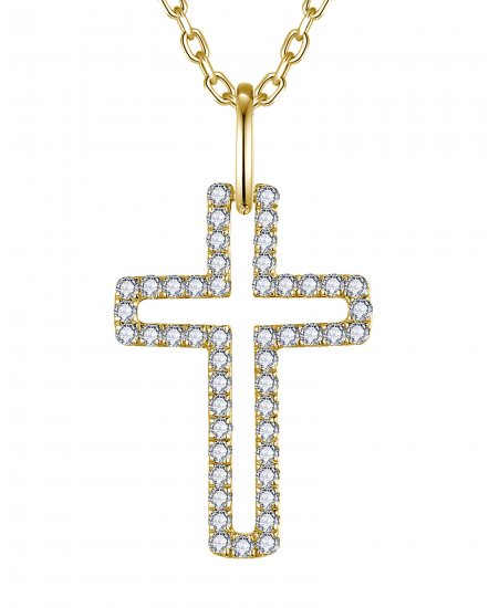CROSS DIAMOND PENDANT (TP4589)