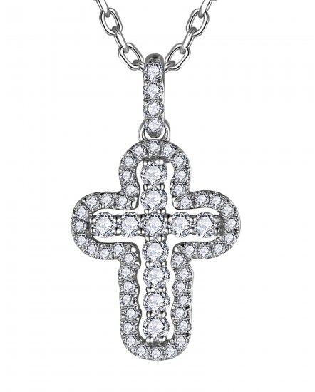 CROSS DIAMOND PENDANT (TP4592)