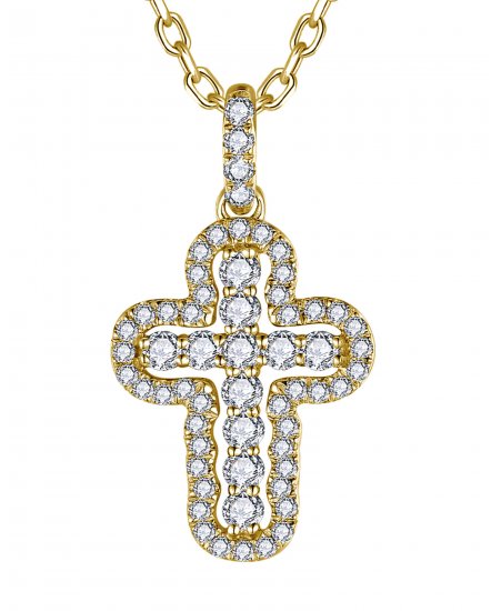 CROSS DIAMOND PENDANT (TP4592)