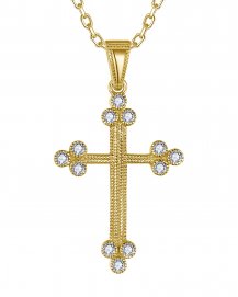 CROSS DIAMOND PENDANT (TP4598)